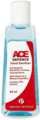 Piramal Fabrics Piramal Fabrics Nextgen- Ace Defence Liquid Hand Sanitiser - 50ml (Pack of 6)