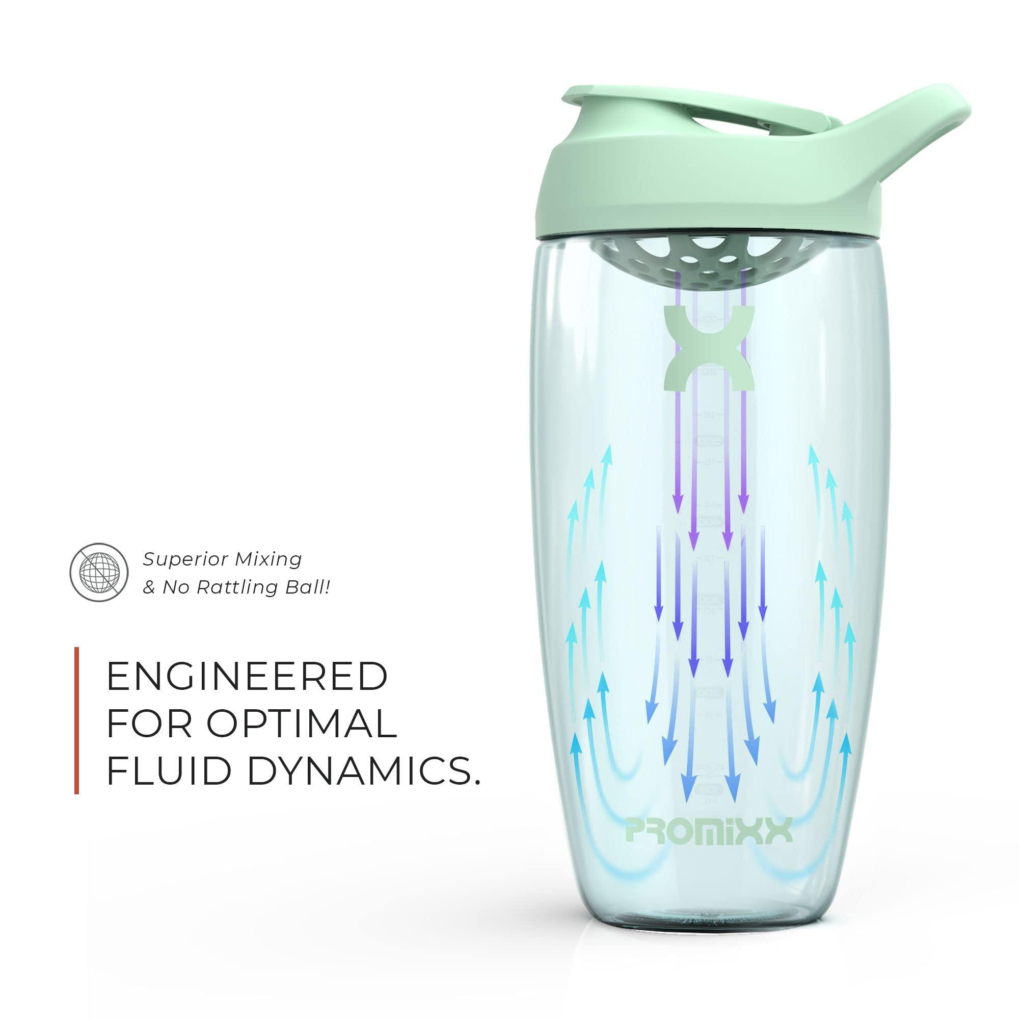 Promixx Promixx PURSUIT Protein Shaker Bottle Premium Sports Blender Bottles for Protein Mixes and Supplement Shakes Easy Clean, Durable Protein Shaker Cup