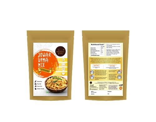 Indulgence INDULGENCE Jowar Upma Diabetic Friendly and Gluten Free Healthy Upma for Breakfast Serves 3 (Pack of 1)