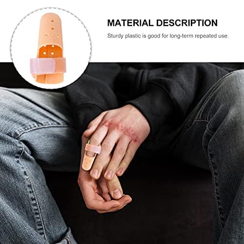 HEALLILY HEALLILY Plastic Finger Mallet Splint Finger Splint Finger Support Finger Brace Finger Straightener,Free size