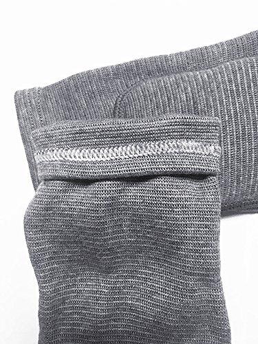 MINILUJIA MINILUJIA Children\'s Kids Knee Brace Pad Tight Non-falling Sponge Sleeves Breathable Flexible Elastic Support Protector Cover 2PCS/Pair (xs, grey)