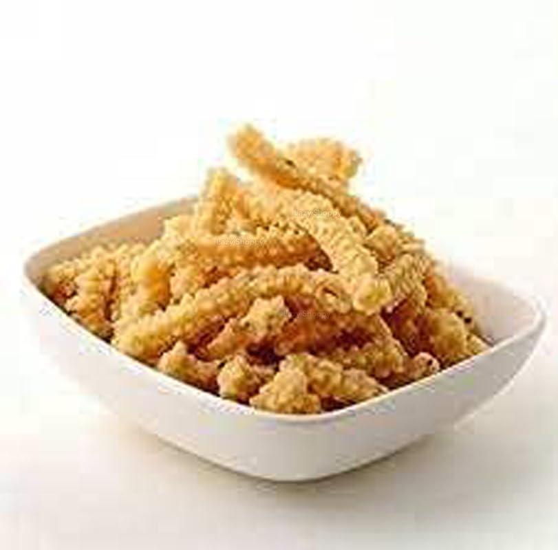 Lazy Shoppy Lazy Shoppy Pindivantalu Venna Murukulu | Home Made Snacks | Besan Murukku | Benne Chakli | Besan Murukku | Mullu Murukku |   | Jantikalu |   (250 Grams)