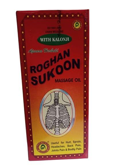 roghan sukoon Roghan Sukoon Body Massage Oil - 500ml (Pack Of 2)