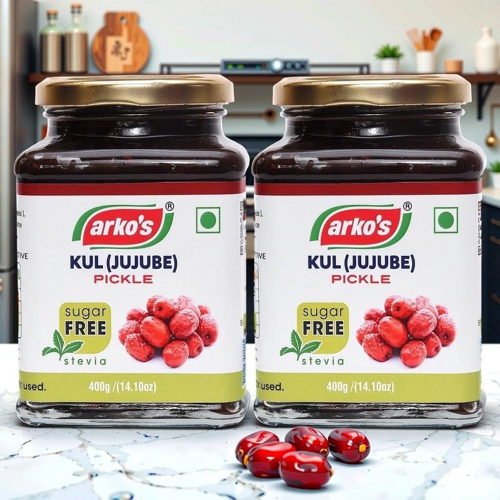 ARKOS Arkos Homemade Bengali Kul Pickle | BER ka Achar | Jujube Pickle | 800gm