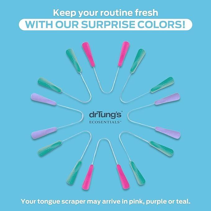 Perfect Prescription Dr. Tung\'s Tongue Cleaner, Stainless Steel (colors may vary)