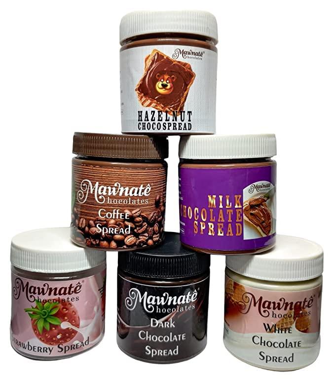 MAWNATE CHOCOLATES MAWNATE CHOCOLATES Pure Coffee Spread for Cake, Bread, Milkshake (300 Gr) | Premium Dark Chocolate Spread - A Decadent Treat for Your Palate