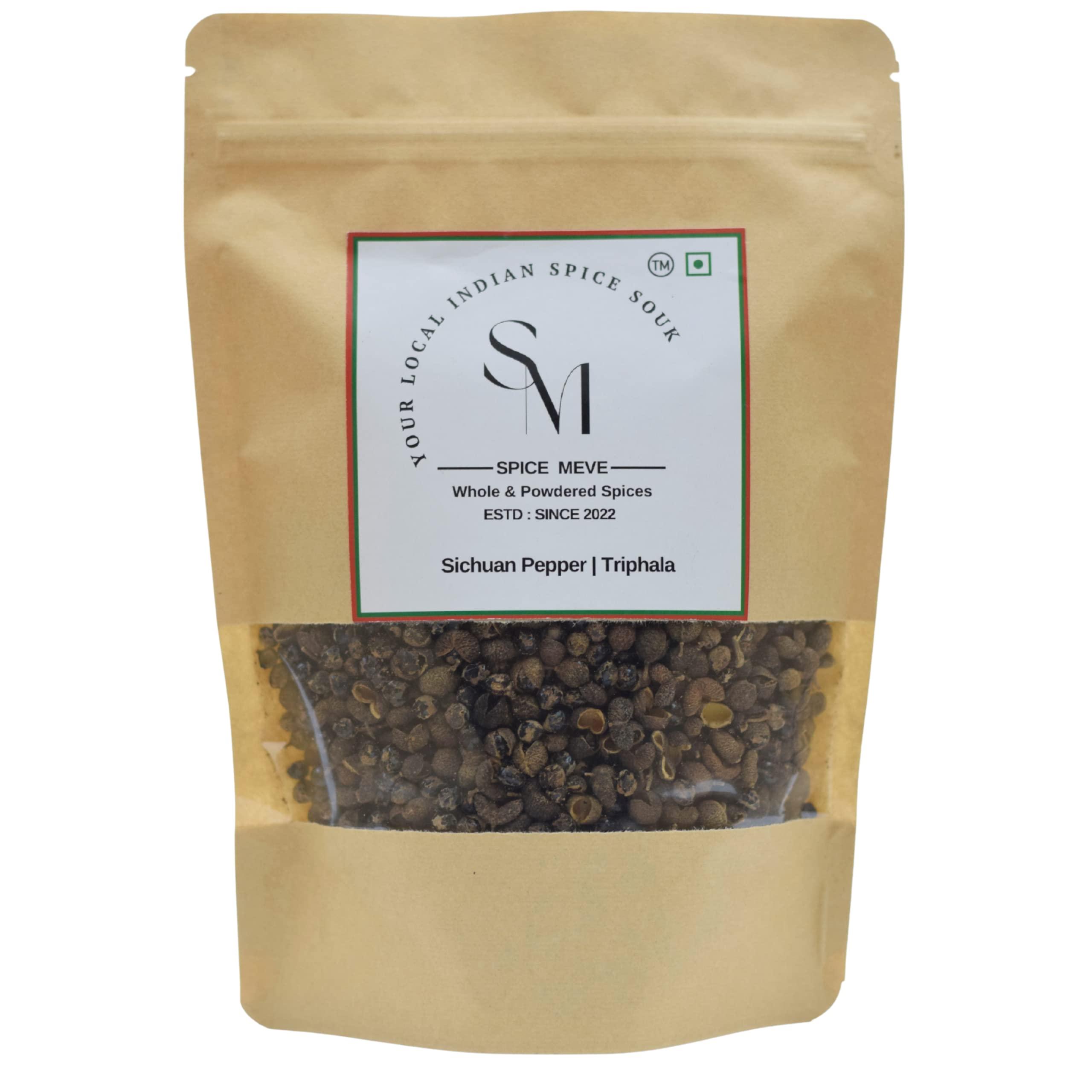 Spice Meve - Your Local Indian Spice Souk - Whole Spice Meve Indian Sichuan Pepper Corns | Triphal | Teppal | Konkani Pepper (200 gm)