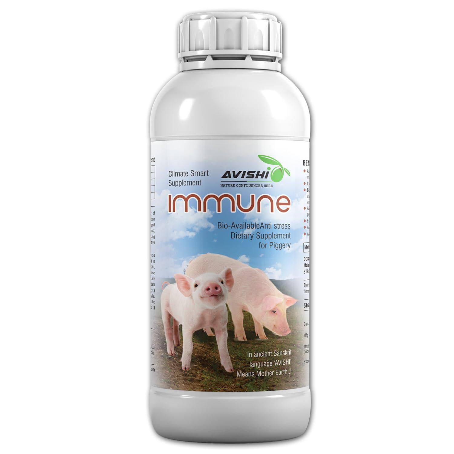 Avishi Avishi Immune (Anti Stress) Bio-Available Dietary Supplement for Piggery (250 ML)
