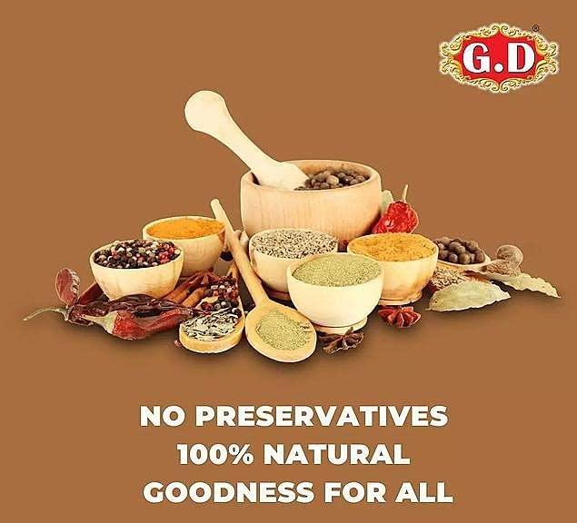 G.D G.D Special Compounded Asafoetida Powder 40 Gms with Free Super Stainless Steel Lid Designer Pet Jar.