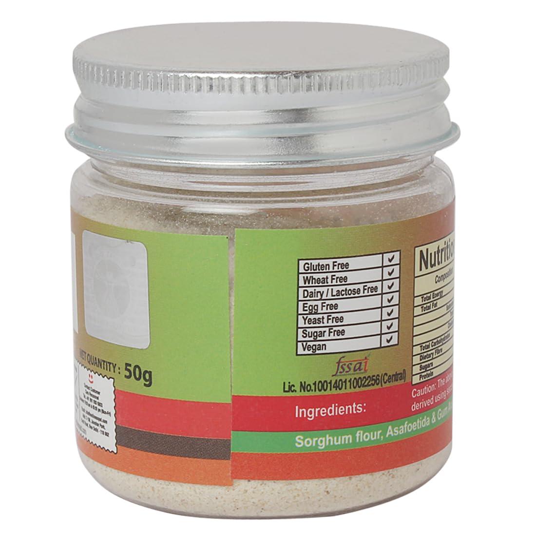 ZERO - G Zero-G Gluten Free Pure Hing (2 Pack combo) - Asafoetida Powder | Hing Powder | Strong Aromatic Hing | Free Flowing | Pure and Natural Hing - 50 Gram Each