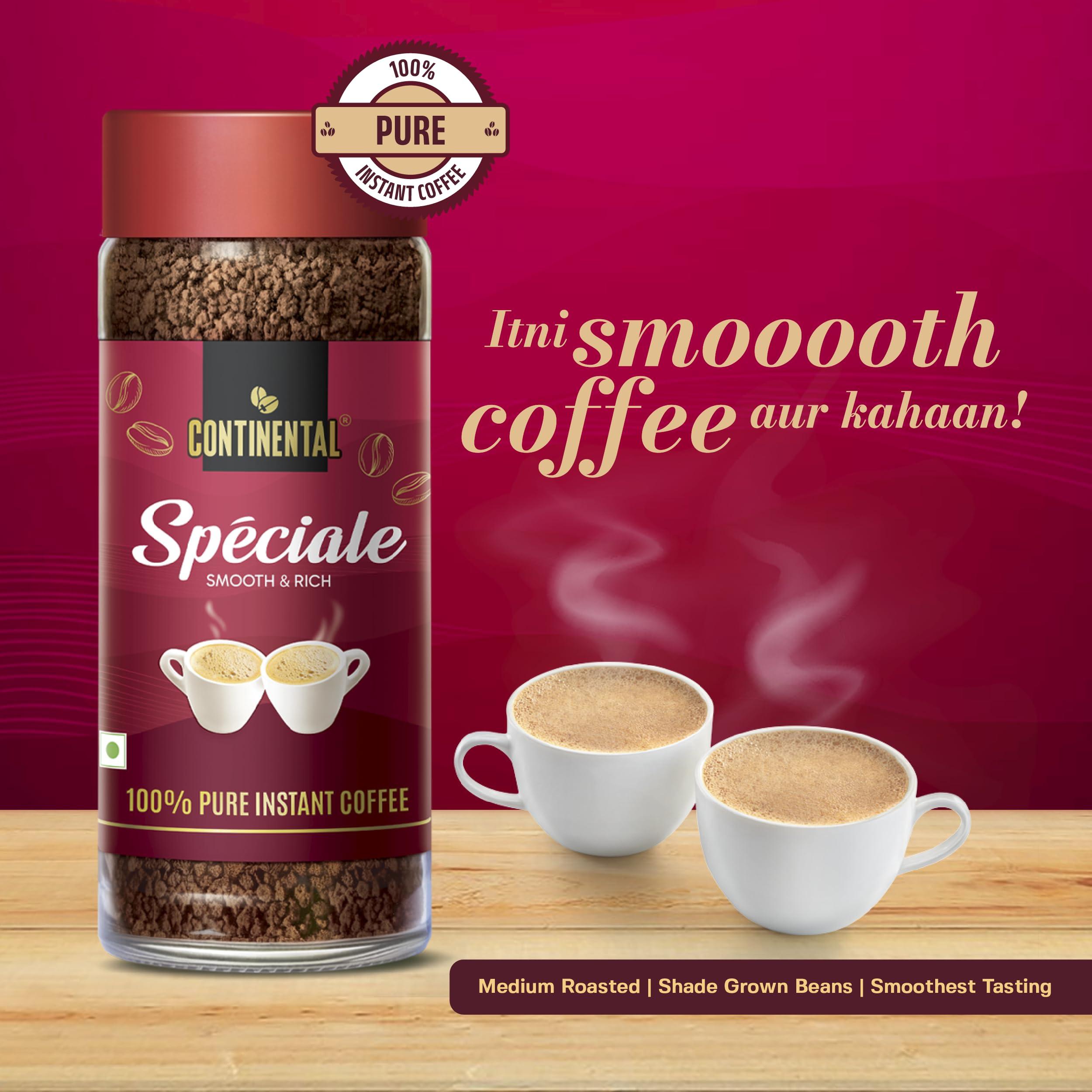 Continental Coffee CONTINENTAL SPECIALE Coffee Granules 200gm Jar | 100% Pure Instant Coffee Powder