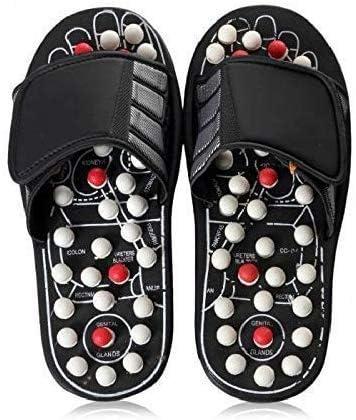 ZAEGO ZAEGO Acupuncture Massage Slippers Acupressure Reflexology Massage Shoes Therapy Sandals to Reduce Tension Stress Foot Relaxation Stimulate Pressure Points Relieve Pain for Men Women