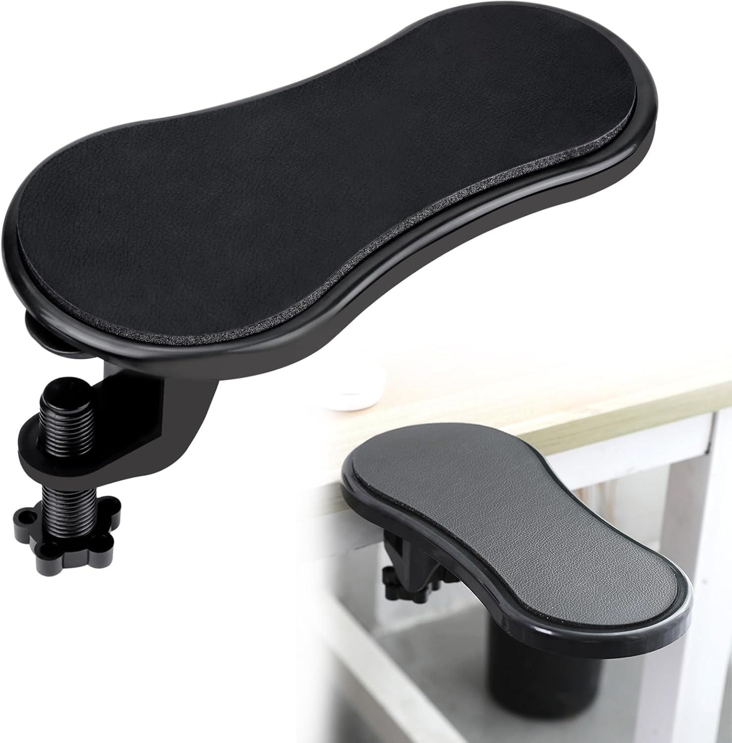 HaRvic HaRvic Computer Arm Rest for PC, Laptop, Desk Extender Table Pad Hand Support Adjustable Armrest Wrist Support Rotating Arm Rest Extender Elbow Rest for Desk, Arm Rest Suitable for Table, Office