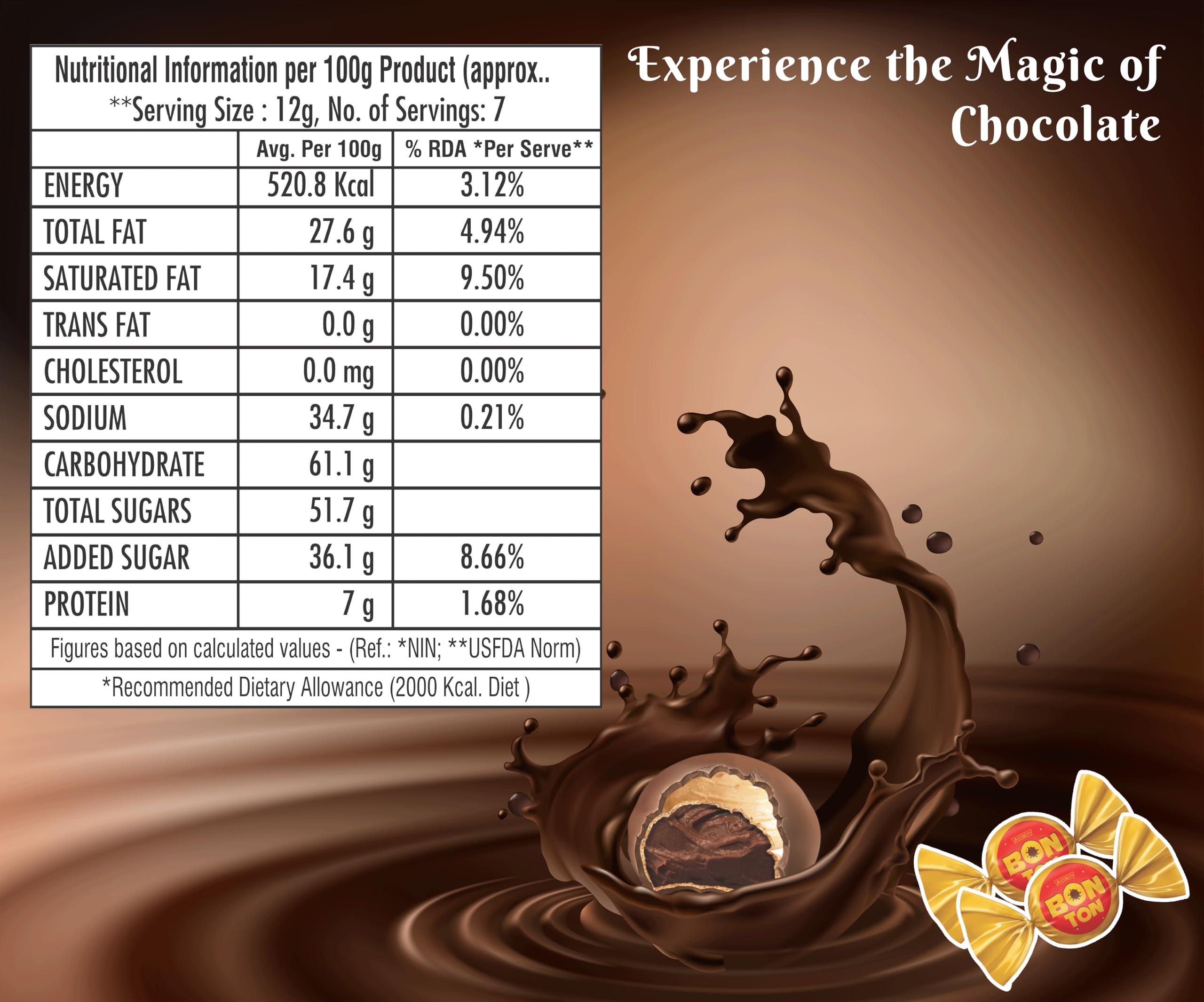 BakeMate BakeMate Bon Ton Pack Contain Wafer Coated Layered Chocolate Wafer Balls | Chocolate Wafers | Wafer Balls | Chocolate wafer Combo Pack | 252g