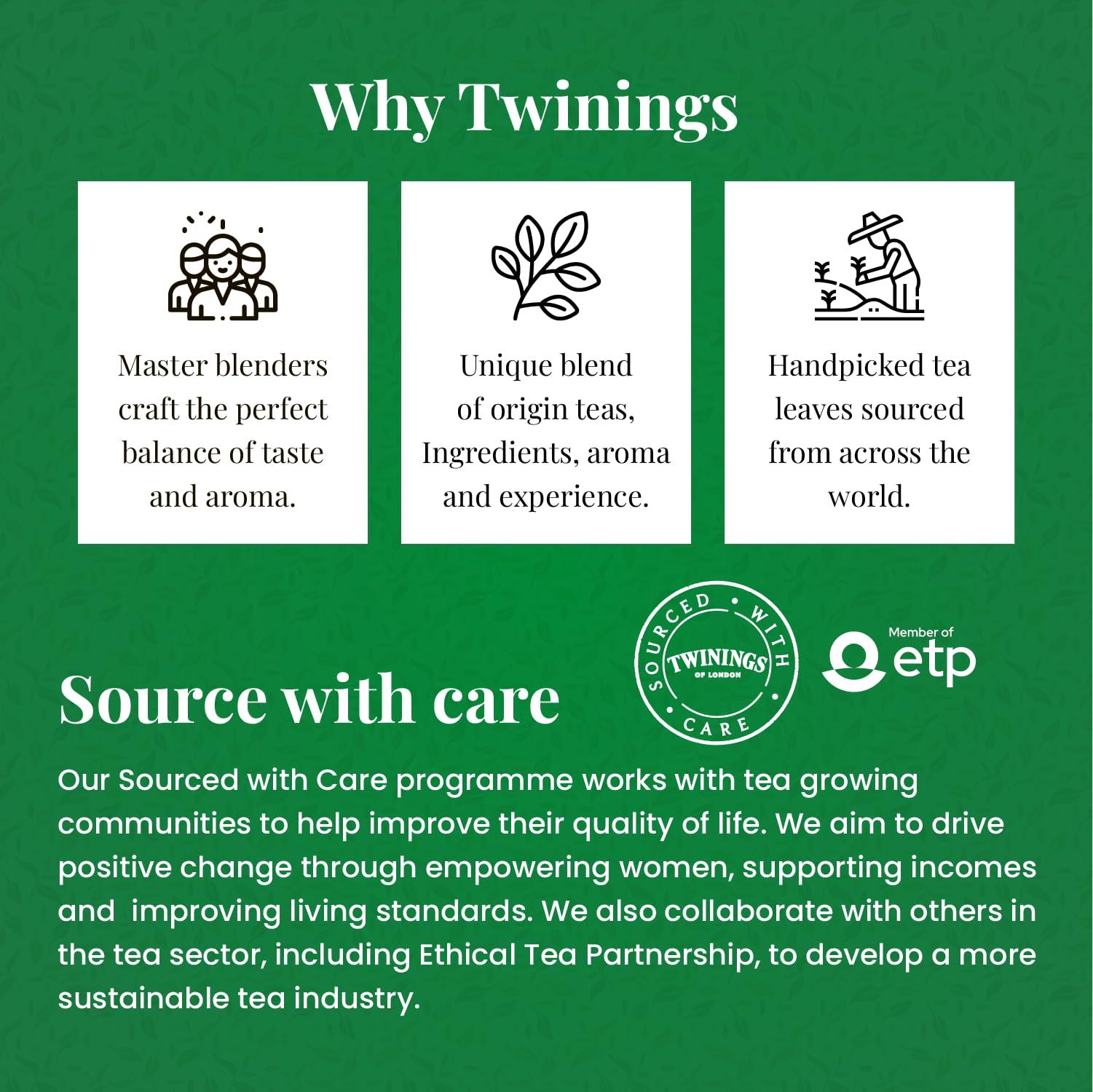 Twinings Twinings Green Tea Earl Grey, 25 Teabags, Green Tea, Delicate Citrus, Bright & Perky