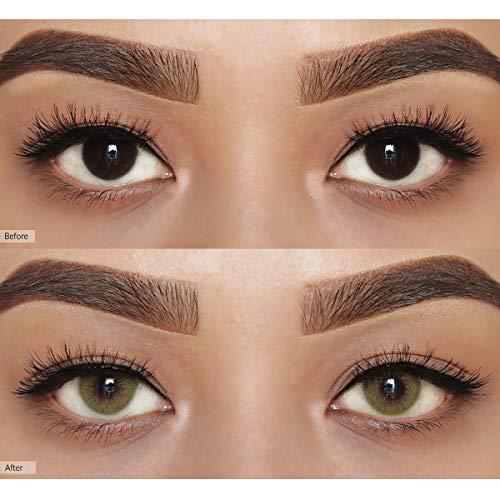 O-Lens O-LENS Russian Velvet Green - Coloured Contact Lens (Monthly Disposable, -0.50 / 2pcs / Green), Natural Looking & Comfy Eye Color Lenses