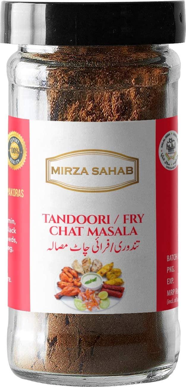 Mirza Sahab Mirza Sahab Tandoori Fry Chat Masala Sprinkler 100 Grams (Pack of 4 x 100g Bottles)