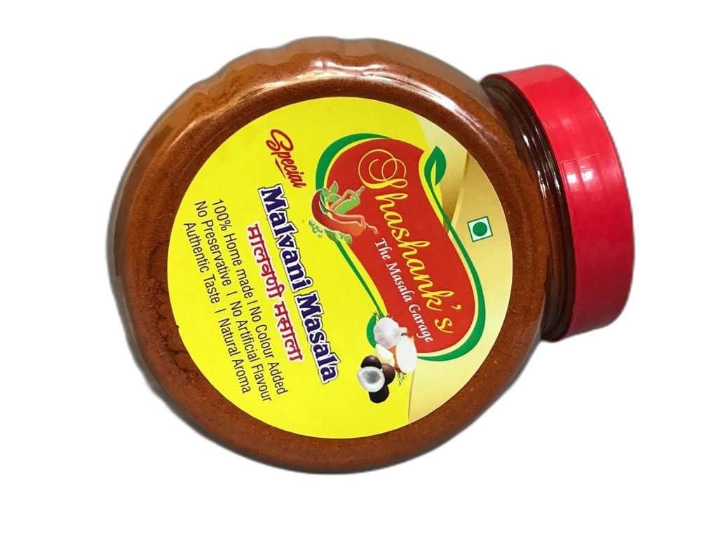 Shashank's Masala Garage Shashank Masala Garage, Special Malvani Masala, Spices, Konkani Coastal Recipe, Tasty Premium Blend of 30 spices from Konkan, 500g, Pack of 1