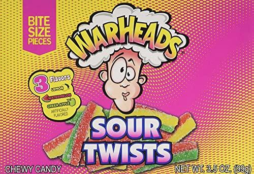 Warheads Warhead Sour Theater Box Twist Chewycandy, 99 g