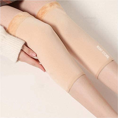 BSAT STORE BSAT STORE Unisex Woolen Thermal Warm Leg Warmers and Finger less Long Socks Protective Knee Cap (Skin)