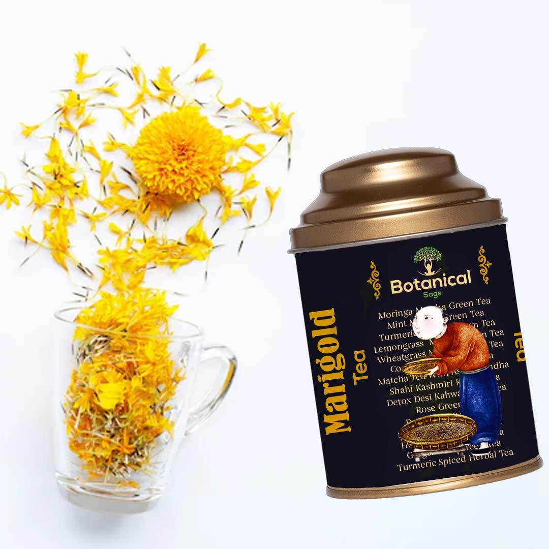 Botanical Sage Botanical Sage- Marigold Tea 50g | Sun Dried Marigold | Selected | Luxury Tea