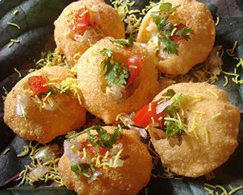 Grocery House Grocery House Pani Puri 400g, Ready to Fry Dry Golgappa, Pani Puri Packet, Pani Puri Papads, Golgappa Pani Puri Packet, Home Made Golgappa