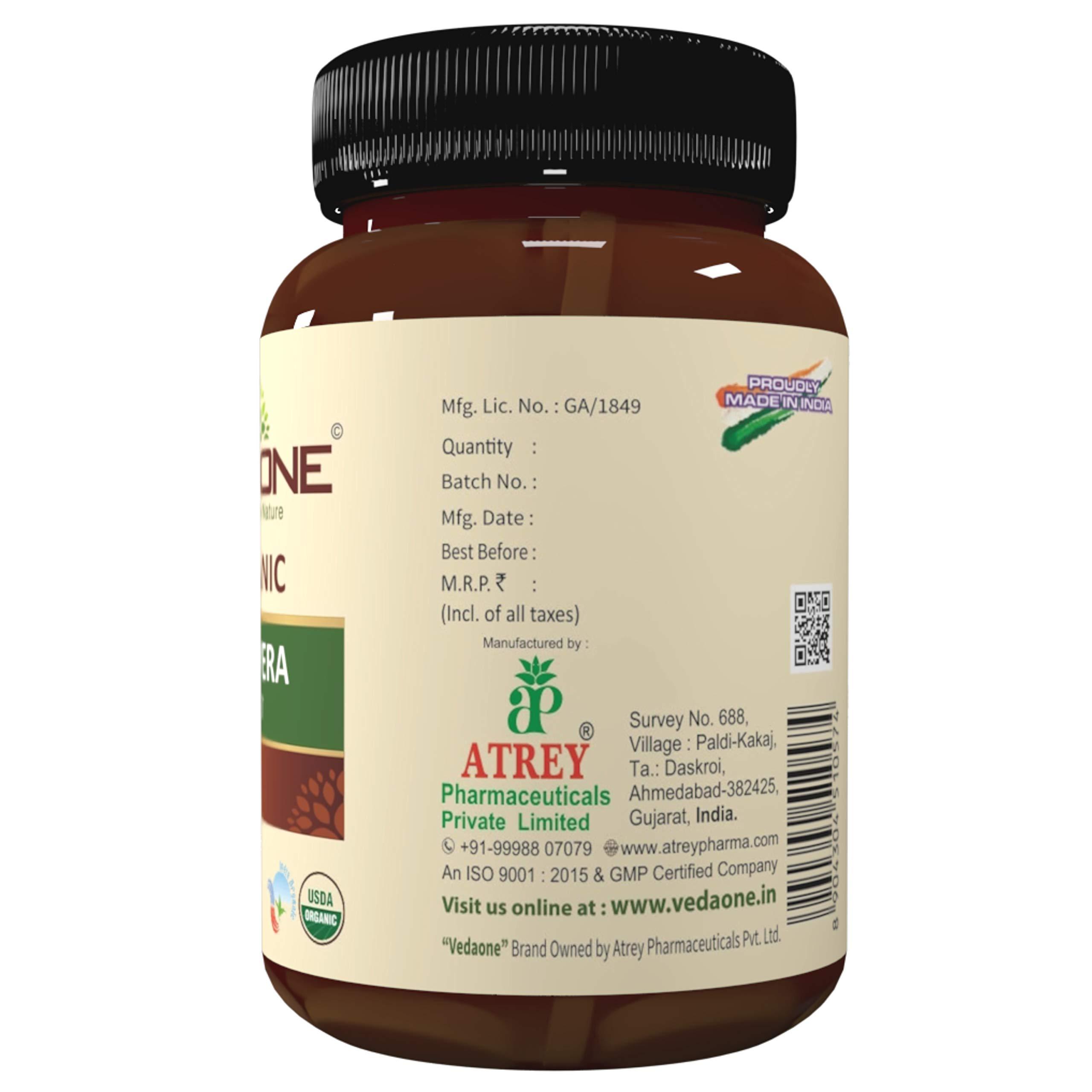 VEDAONE Vedaone Aloe Vera Tablets as Herbal Supplements - 100% Pure Organic Aloe Vera Extract 750mg 60 Tablets (Pack of 2)