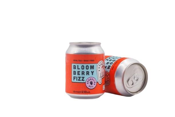 PUSHERS PUSHERS Drink Sparkling Bloom Berry Fizz with Roselee & Berries Flavors | No Artificial Flavors, No Artificial Sweeteners, No Artificial Color | Product of Thailand, 230 ml each (Pack of 9)