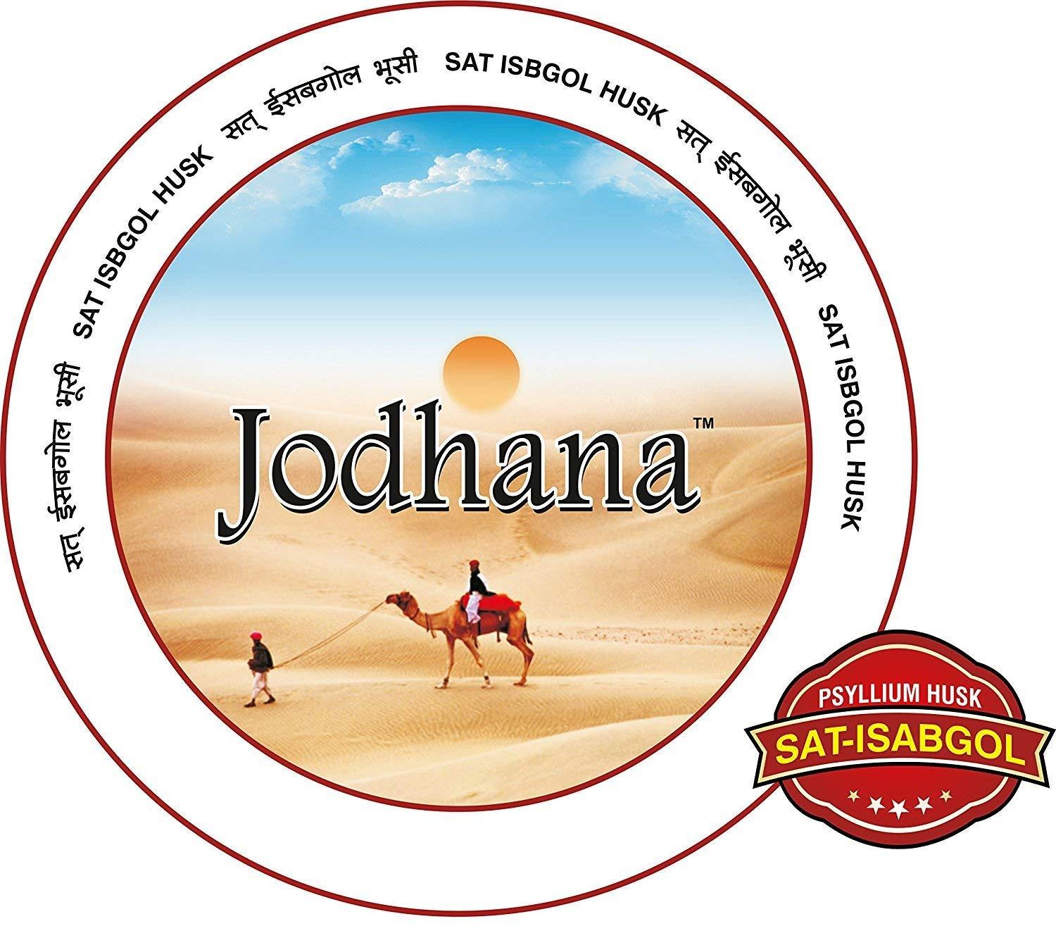 Jodhana Jodhana Psyllium Husk, 400g [Sat-Isabgol] [200gm x 2 Packets]