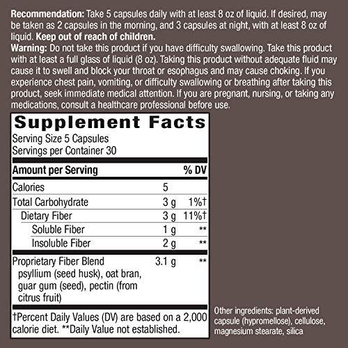 NATURE'S WAY Fiber Fusion Plus ( Also Know as Gentle Fiber Formula) Enzymatic Therapy Inc. 120 Veg Capsules