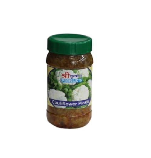 Shri Krishna Pickles Shri Krishna Pickles Cauliflower(Gobhi) Pickle, Gobhi Ka Achar, No Preservatives 100% Fresh, Homemade With Authentic Taste, Made With An Authentic Recipe 500gm