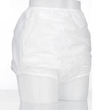 Wemyc Wemyc Adult Pull-On Pants Waterproof-Unisex-Soft,Noiseless I Swim Brief (M),Pack of 1