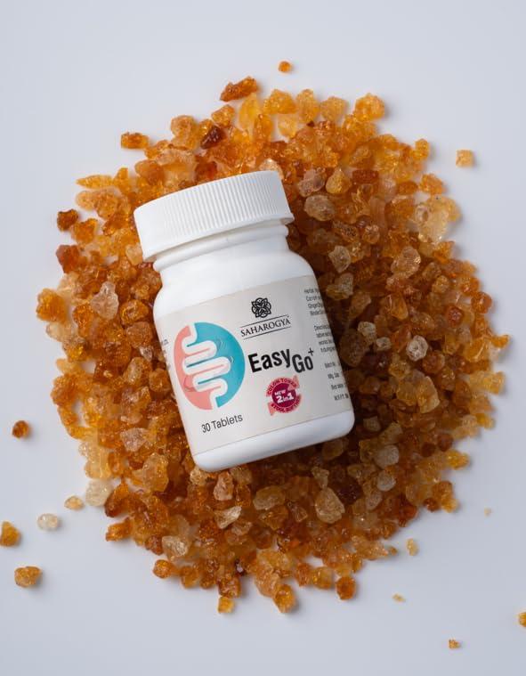 SAHAROGYA SAHAROGYA Herbal Easy Go Tablet For Better Digestive Function, Healthy Gut, & Health Management - 30 tablets (Pack of 1)`