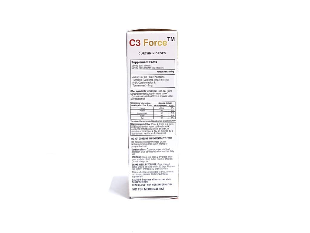 Nature\'s valley C3 Force Curcumin Drops 10ml
