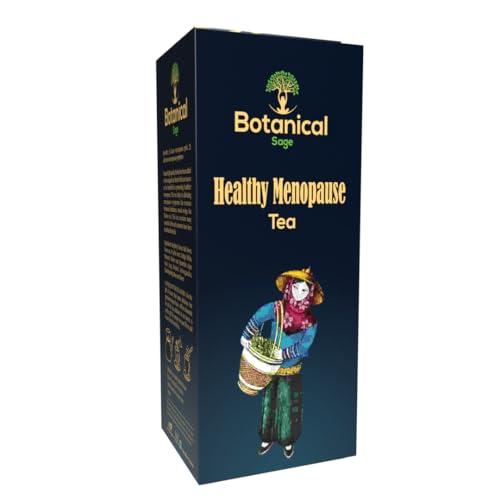 Botanical Sage Botanical Sage- Healthy Menopause Tea 30 Pyramid Teabags | 30 Days Pack | With Goodness of Sage, Raspberry, Red Clover, Shatavari etc | Helps with hot flushes & Mood swings | Selected