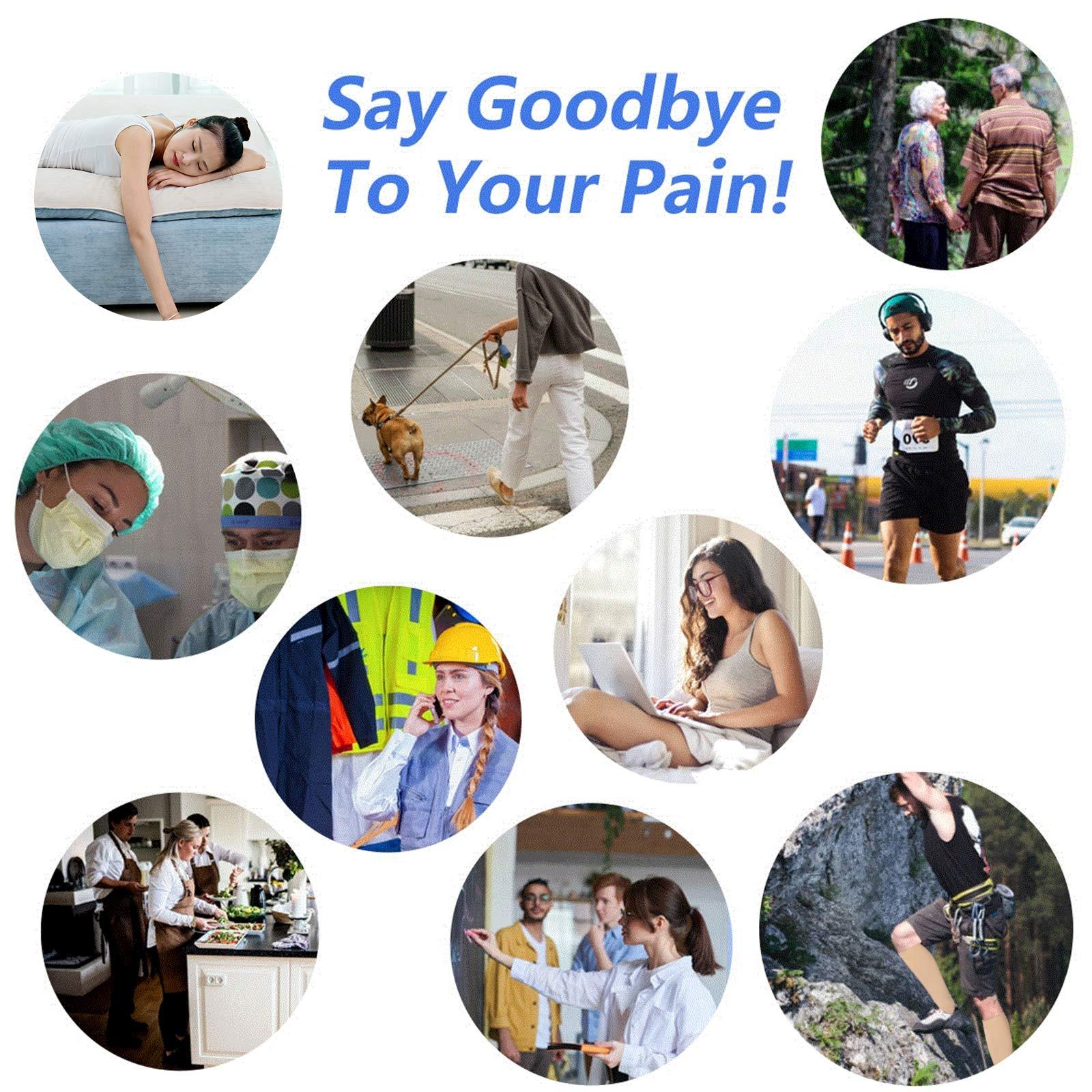 Blahhey Blahhey 3XL Extra Wide Calf Compression Socks Toeless for Women Men 20-30 mmHg Plus Size