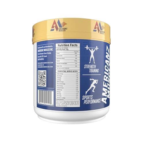 AMERICANZ MUSCLES Americanz Muscles Whey Protein Powder, Triple Chocolate Flavour, 454g
