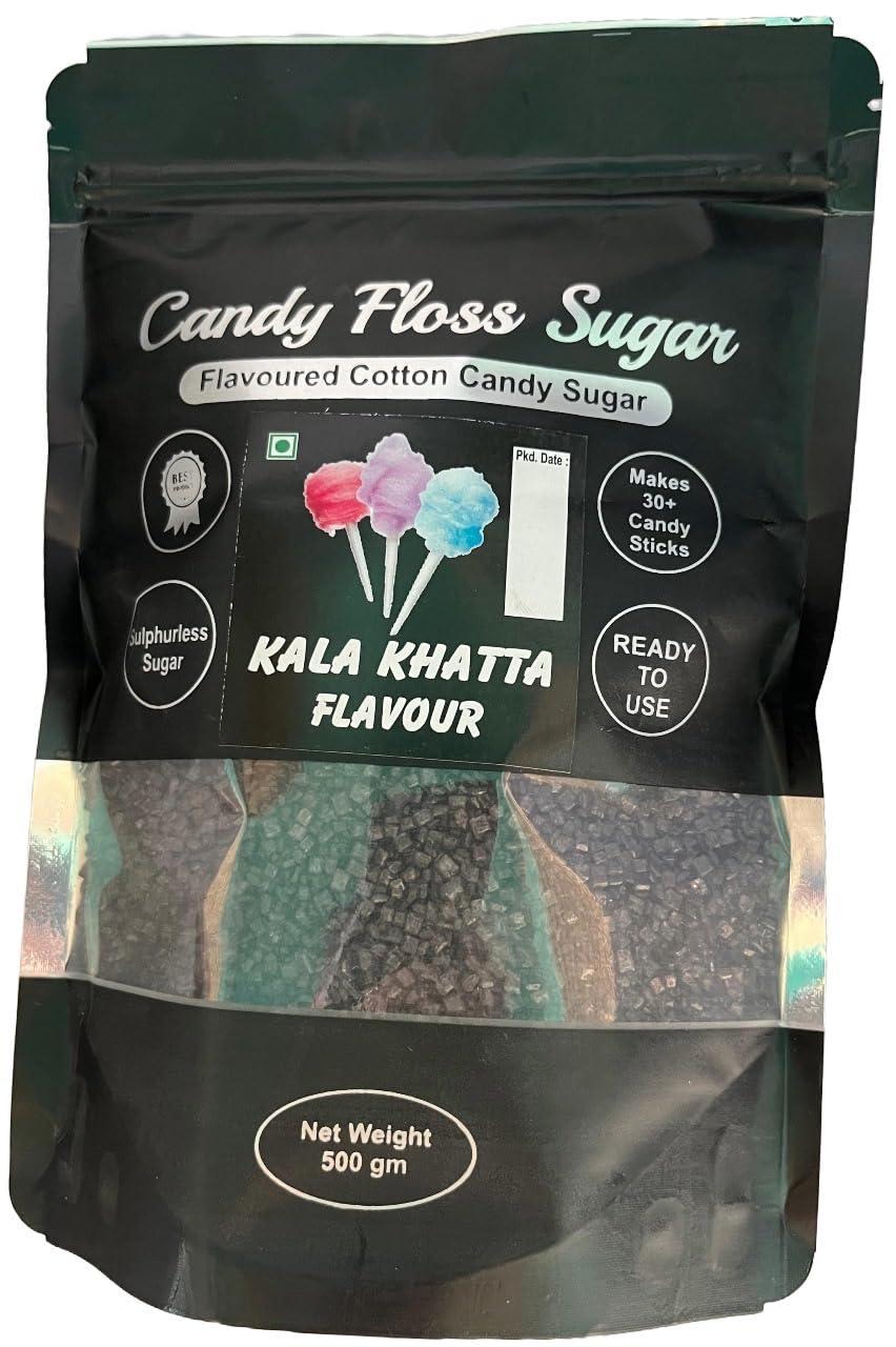 Flavoured Cotton Candy Sugar (Kala Khatta) Candy Floss Sugar / Flavoured Cotton Candy Sugar (Kala Khatta)