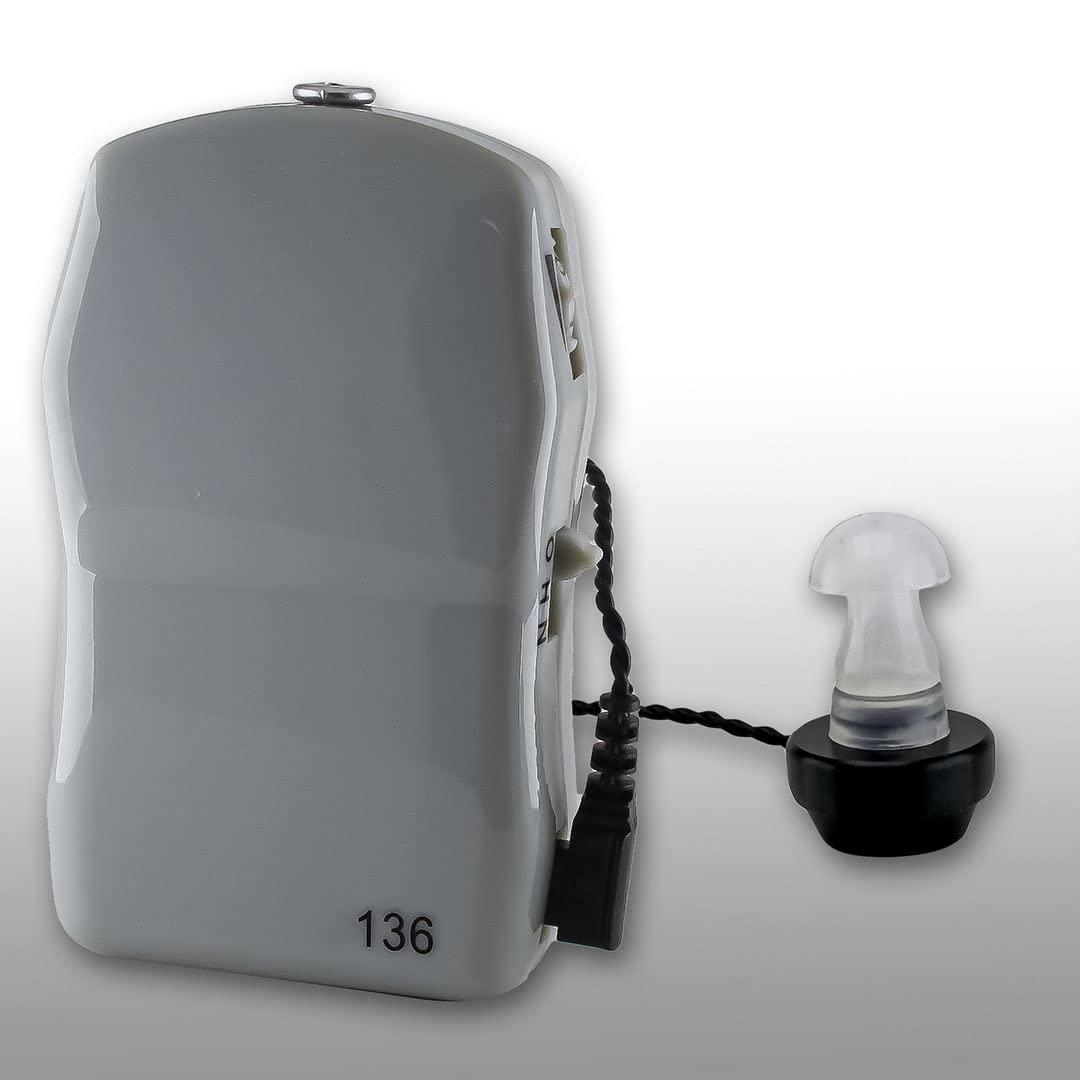 Enlinea Enlinea ENL-P136 Pocket Hearing Aid Machine For Ear Old Age | Suitable For Mild To Moderate Hearing Loss (Pack of 1)