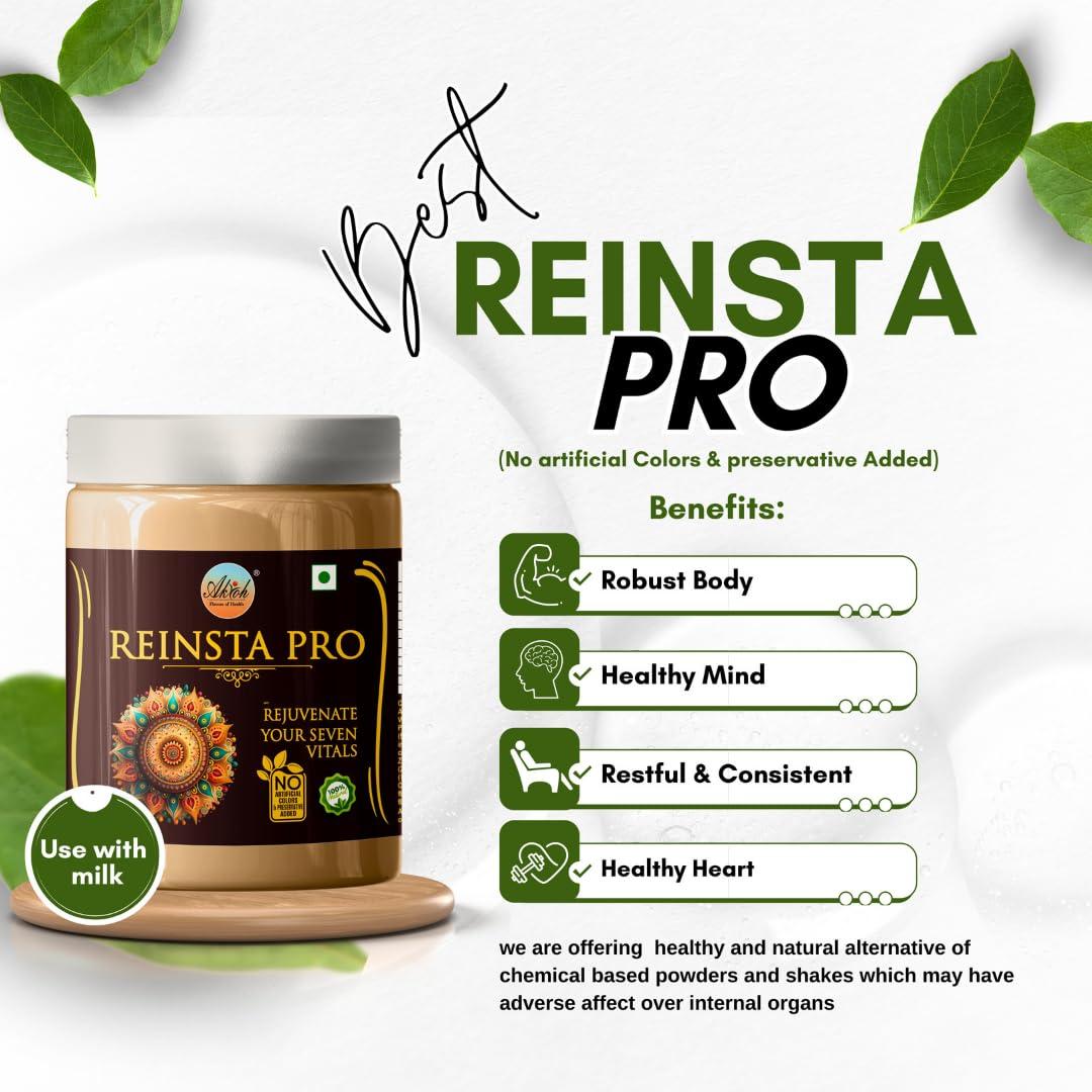Akioh Reinsta Pro | Stamina Powder | 100% Natural | Mind Tonic | Stress Relief