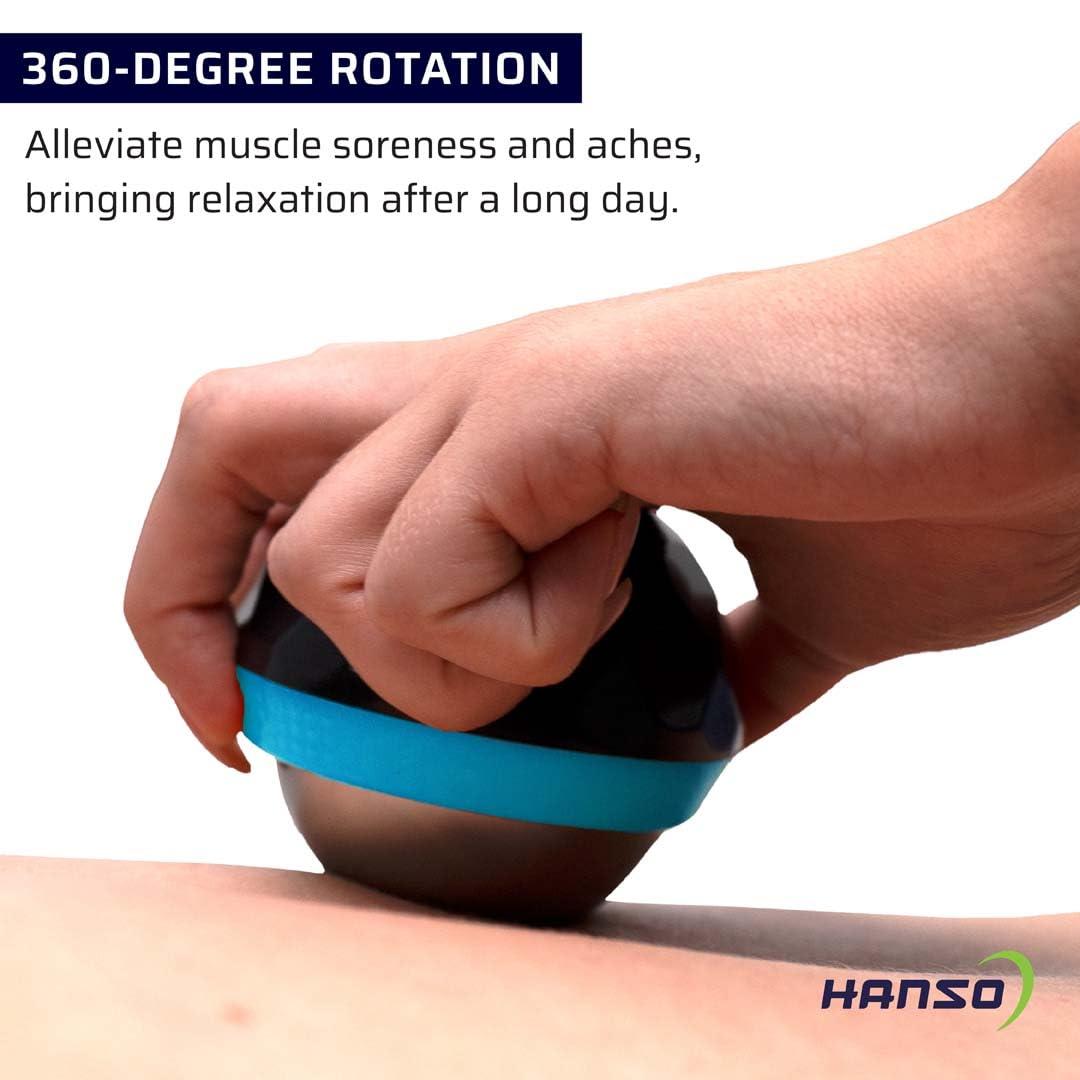 HANSO HANSO Massage ball | Hot & Cold Dual Massage | Enhanced Recovery | Compact and Portable | Increased Blood Flow And Circulation (Massage ballH 70)