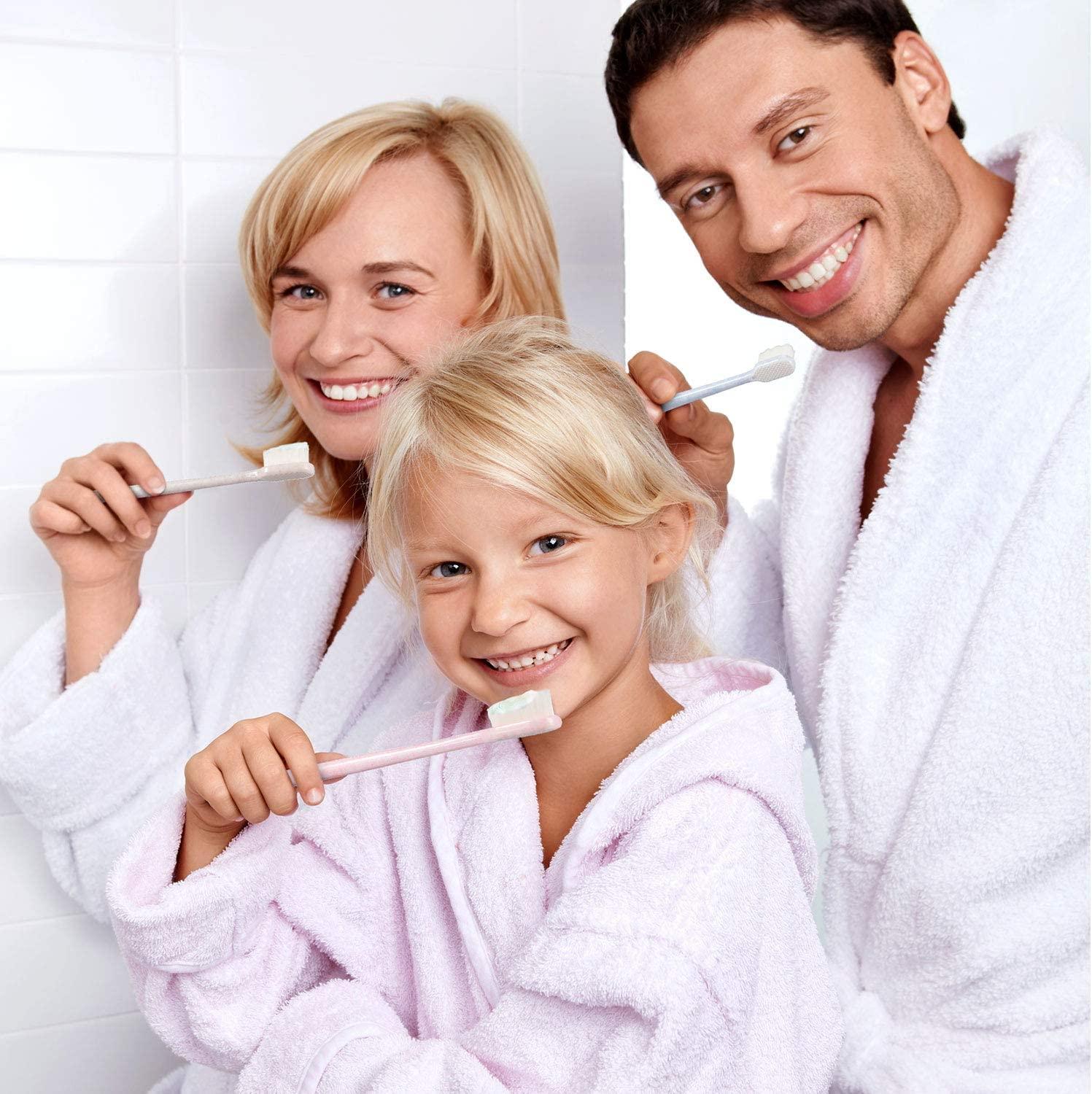 Bopanol Bopanol 4Packs BREVI Toothbursh, BREVI Nordic-Inspired Premium Nano Toothbrush,Wave Bristle, BREVI Toothbrush Nano, Ultra-fine Soft Toothbrush with 20000 Soft Bristles,for Sensitive Gums and Teeth