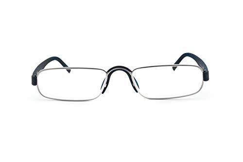 Dr.Harmann's Dr.Harmann's Rectangular Reading Glasses (Blue) (CEO +1.00)