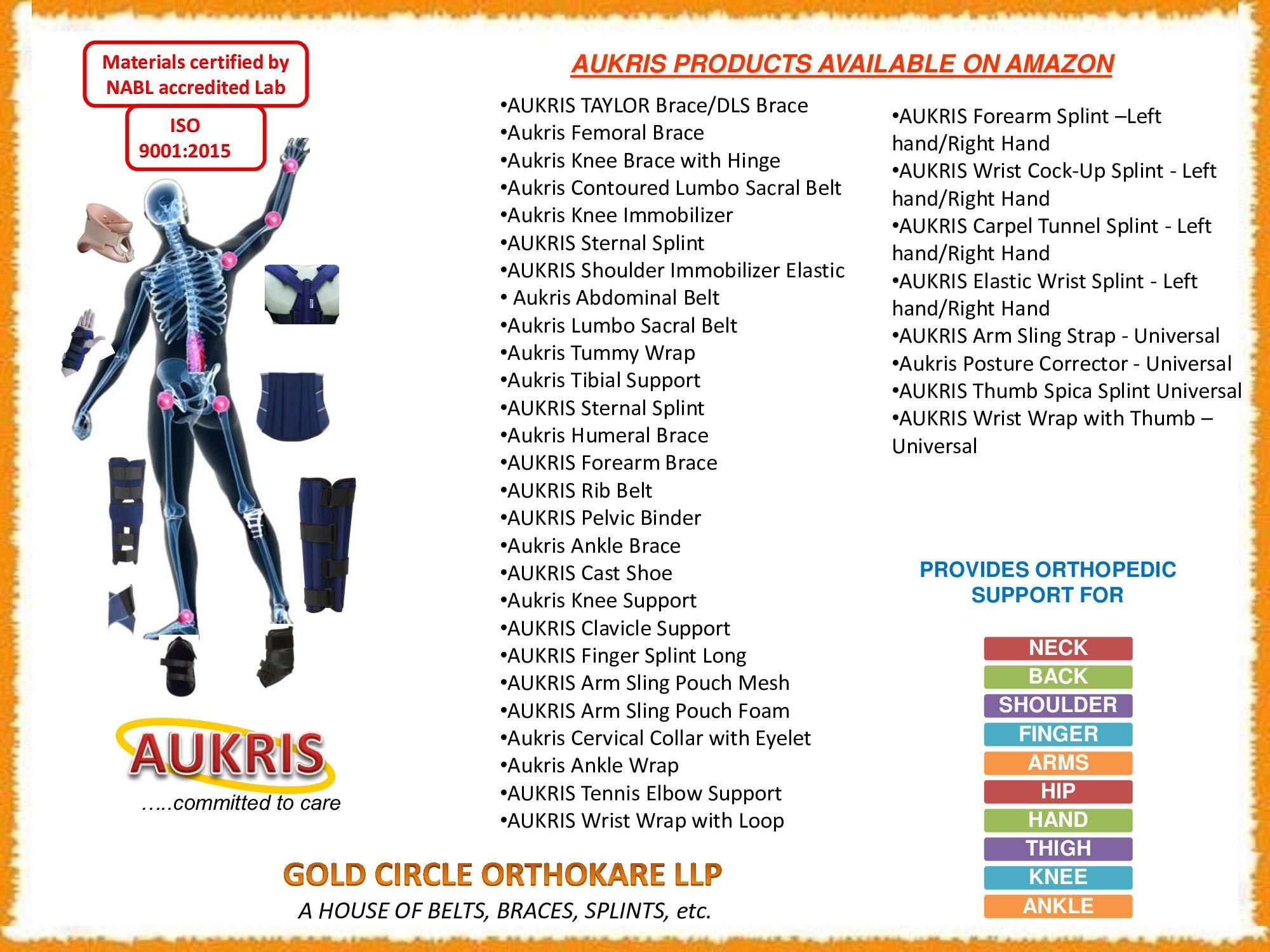 AUKRIS AUKRIS Pelvic Binder belt to support for pelvic fracture - Large 36-40 (inches)