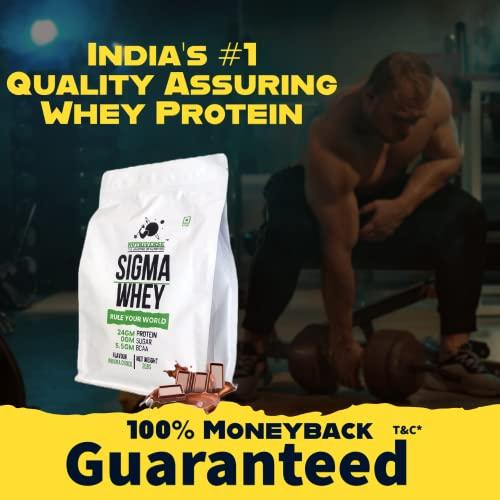NUTRIVERSE NUTRITION Nutriverse Nutrition Sigma Whey 100% Pure Isolate Whey Protein Blend (2lbs/907 g) with Free 450ml Shaker | Protein Powder for Muscle Support, & Recovery, Vegetarian - Primary Source Whey Isolate
