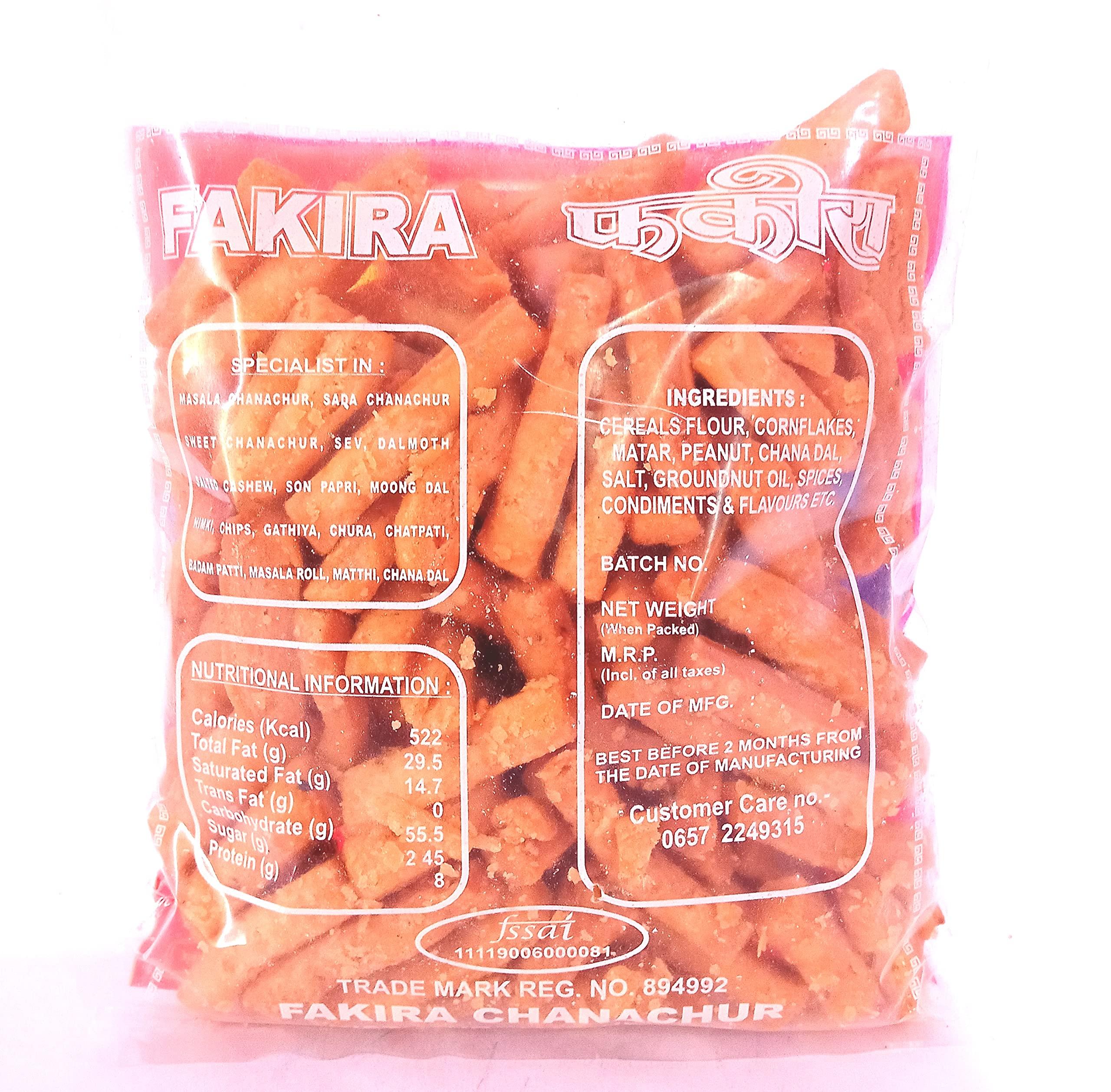 Fakira Fakira Chanachur, Snack Box -3 assorted snacks, Mix Chanachur, Gathiya, Nimki (500gm each)