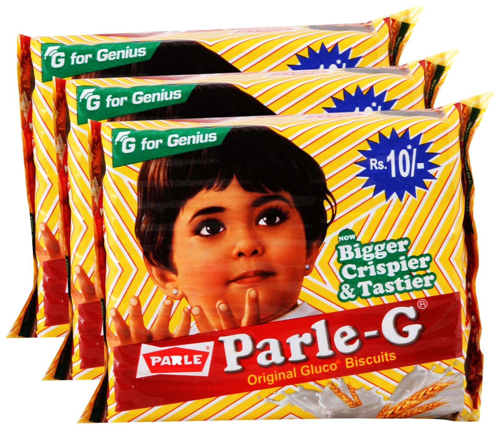 Parle More Combo - Parle G Biscuits Glucose, 140g (Pack of 3) Promo Pack