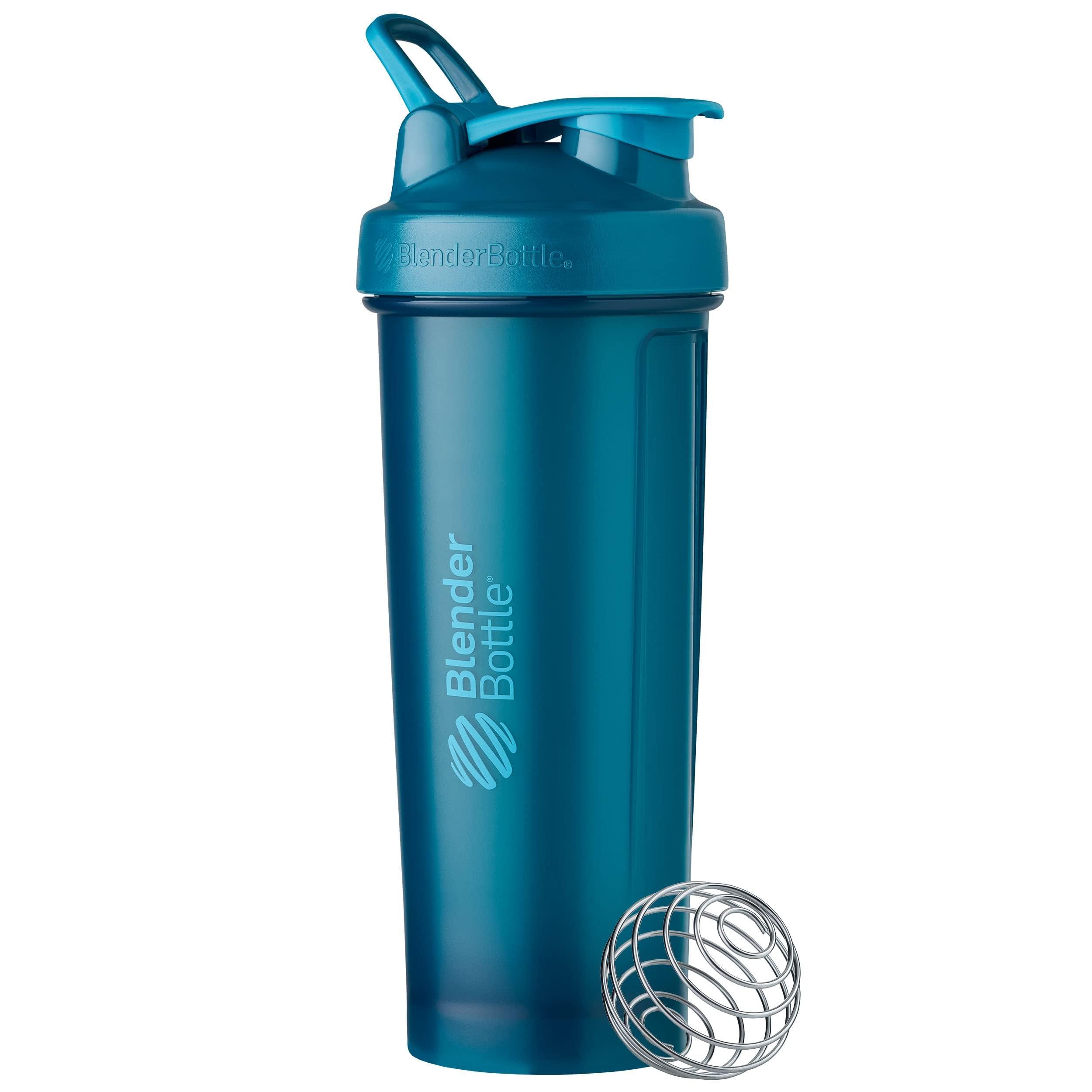 Blender Bottle BlenderBottle Classic V2 Shaker Bottle Perfect for Protein Shakes and Pre Workout, 32-Ounce, Ocean Blue