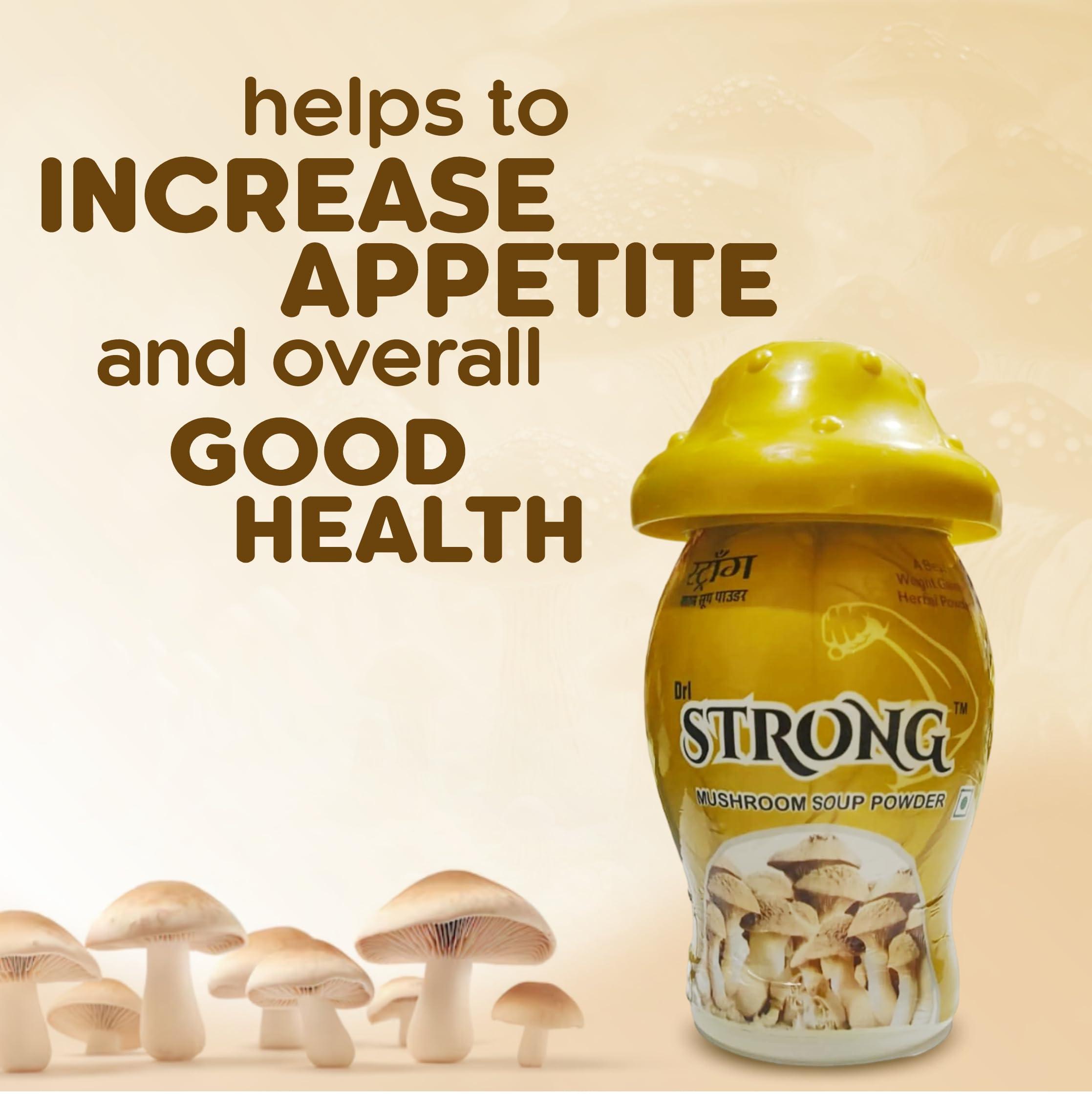 DRL STRONG MUSHROOMS POWDER DRL STRONG MUSHROOMS POWDER Weight Gainer Herbal Powder For Men And Women (100G) (Pack Of 1)