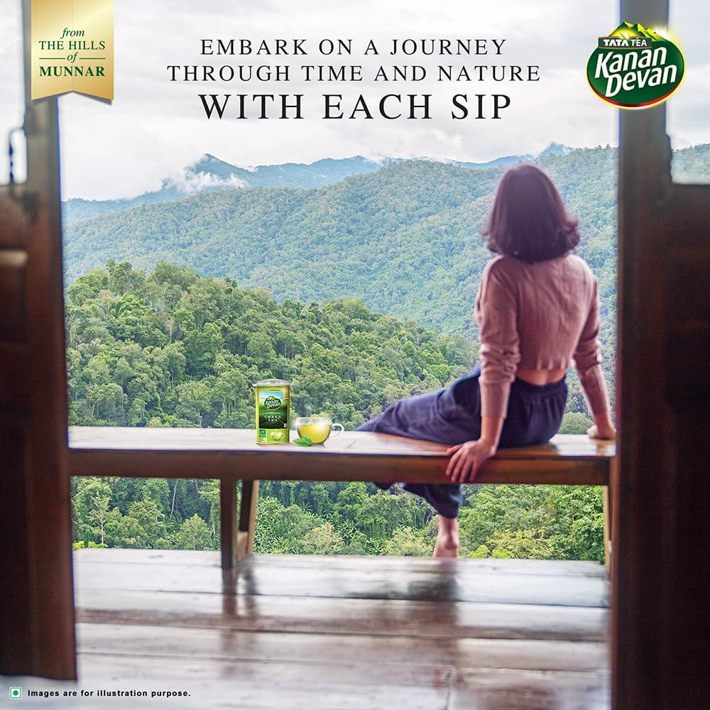 Kanan Devan Tata TeaKanan Devan, PremiumGreen Tea, From the Hills of Munnar, 100g